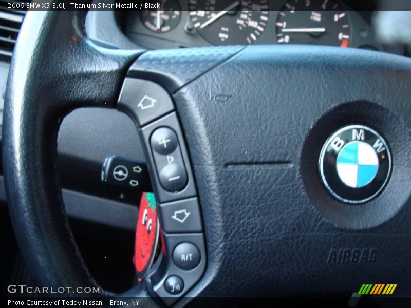 Titanium Silver Metallic / Black 2006 BMW X5 3.0i