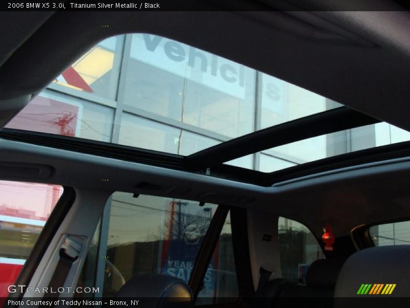 Titanium Silver Metallic / Black 2006 BMW X5 3.0i
