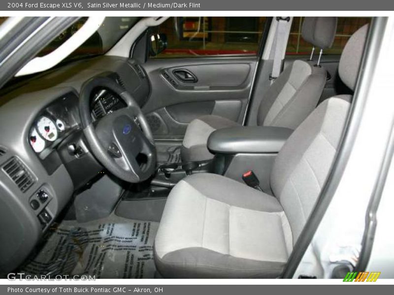 Satin Silver Metallic / Medium/Dark Flint 2004 Ford Escape XLS V6