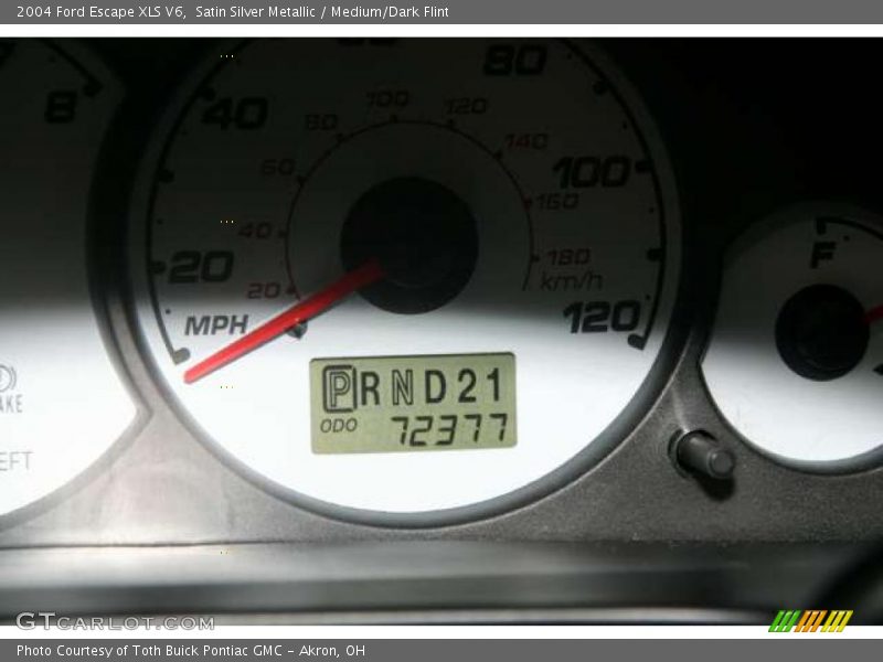 Satin Silver Metallic / Medium/Dark Flint 2004 Ford Escape XLS V6