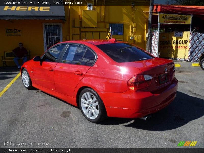 Electric Red / Black 2006 BMW 3 Series 325i Sedan