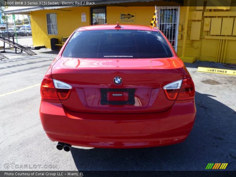 Electric Red / Black 2006 BMW 3 Series 325i Sedan