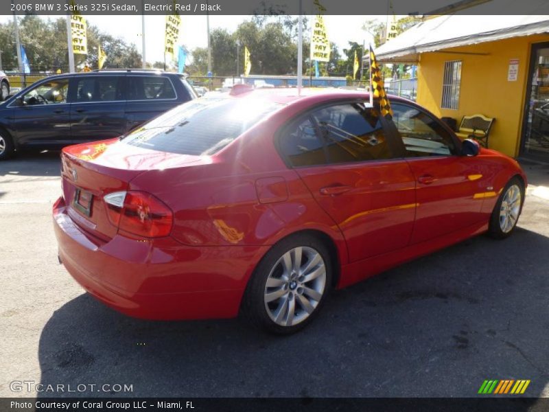 Electric Red / Black 2006 BMW 3 Series 325i Sedan