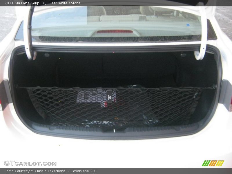 Clear White / Stone 2011 Kia Forte Koup EX
