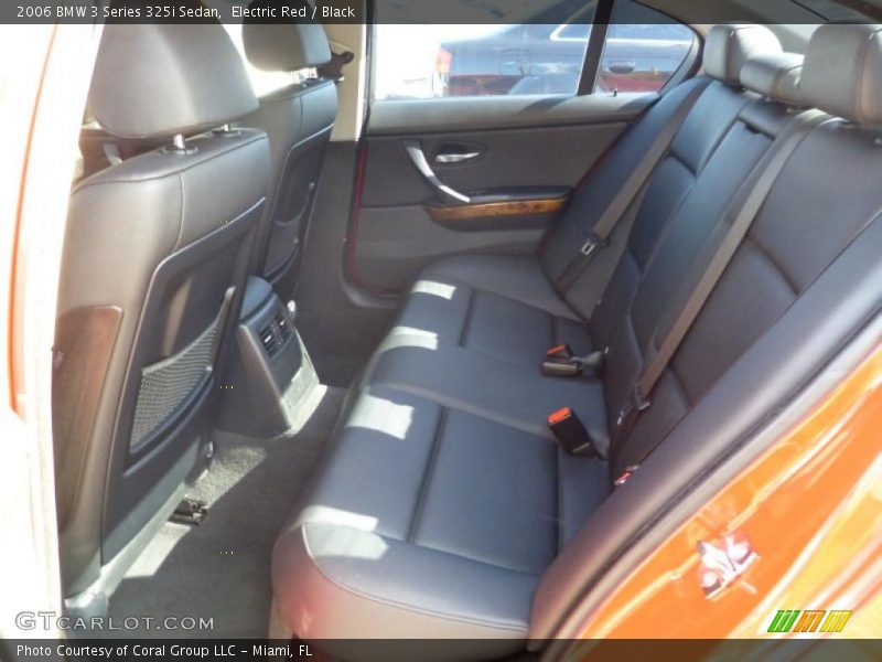 Electric Red / Black 2006 BMW 3 Series 325i Sedan