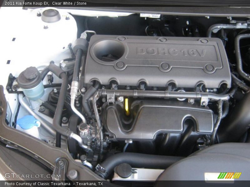 Clear White / Stone 2011 Kia Forte Koup EX