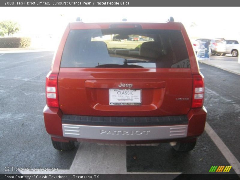 Sunburst Orange Pearl / Pastel Pebble Beige 2008 Jeep Patriot Limited