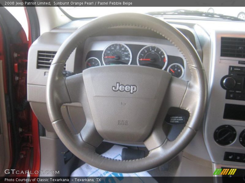 Sunburst Orange Pearl / Pastel Pebble Beige 2008 Jeep Patriot Limited