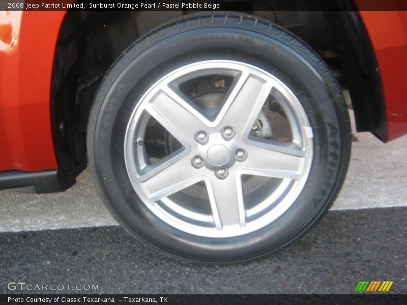 Sunburst Orange Pearl / Pastel Pebble Beige 2008 Jeep Patriot Limited