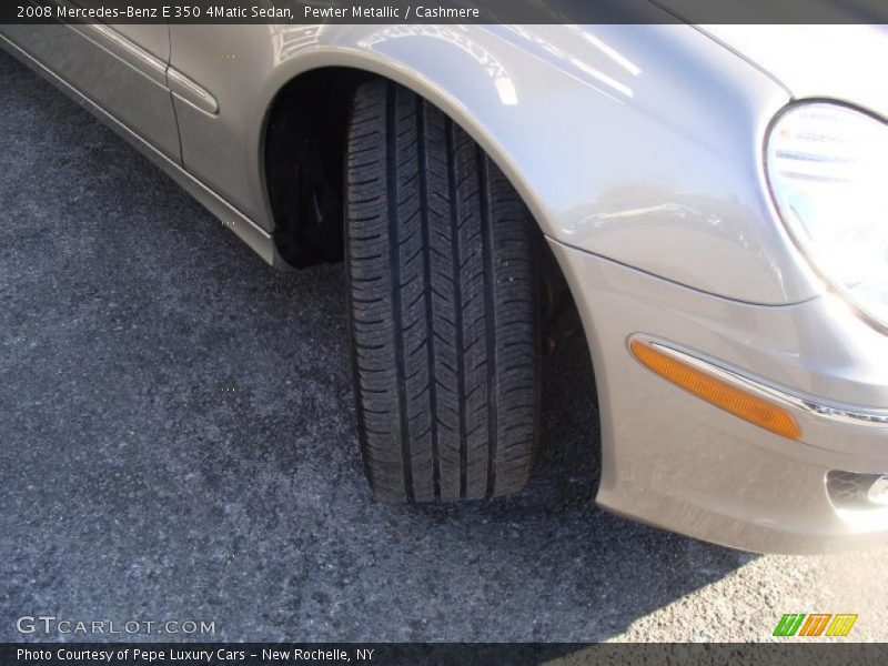 Pewter Metallic / Cashmere 2008 Mercedes-Benz E 350 4Matic Sedan