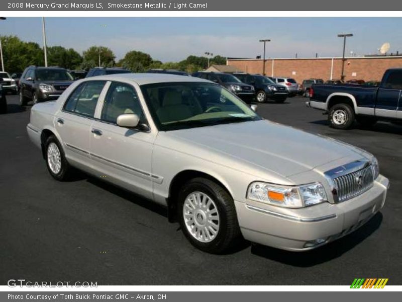 Smokestone Metallic / Light Camel 2008 Mercury Grand Marquis LS