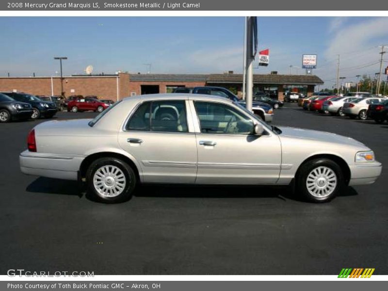 Smokestone Metallic / Light Camel 2008 Mercury Grand Marquis LS