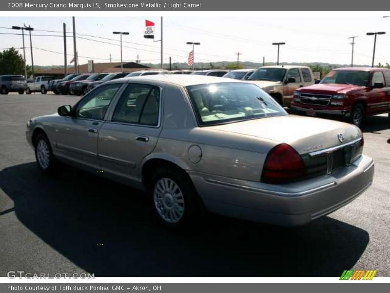 Smokestone Metallic / Light Camel 2008 Mercury Grand Marquis LS