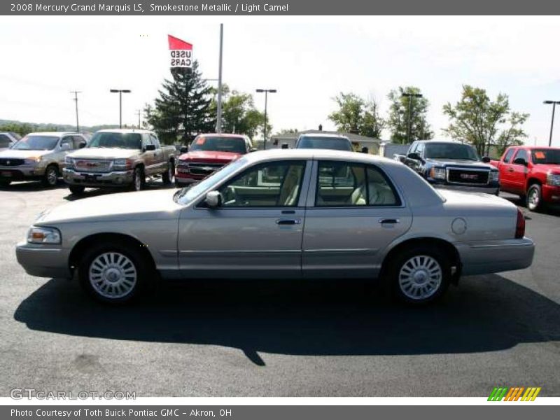 Smokestone Metallic / Light Camel 2008 Mercury Grand Marquis LS