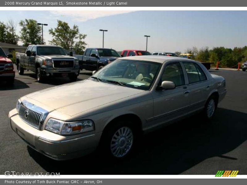 Smokestone Metallic / Light Camel 2008 Mercury Grand Marquis LS