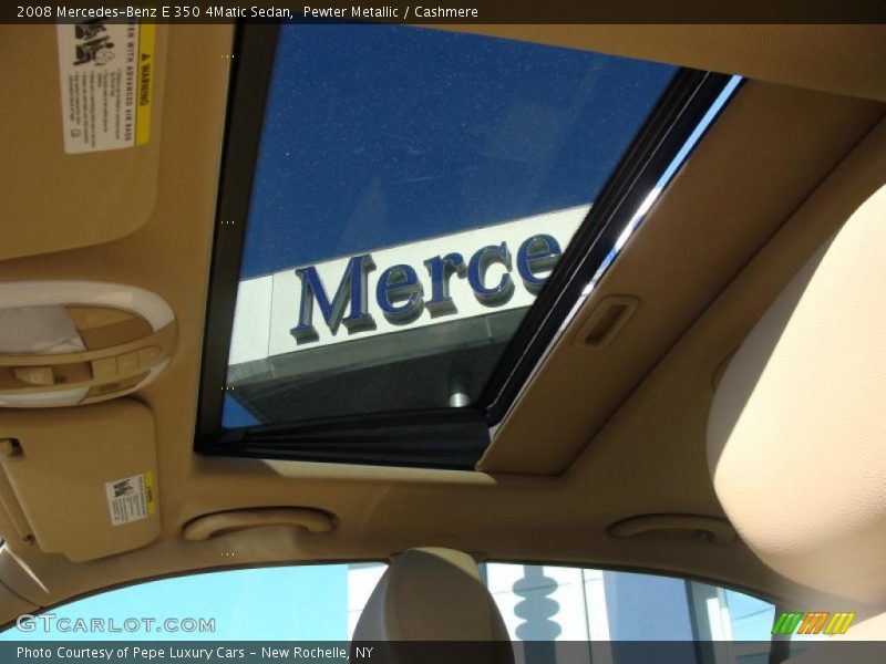 Pewter Metallic / Cashmere 2008 Mercedes-Benz E 350 4Matic Sedan