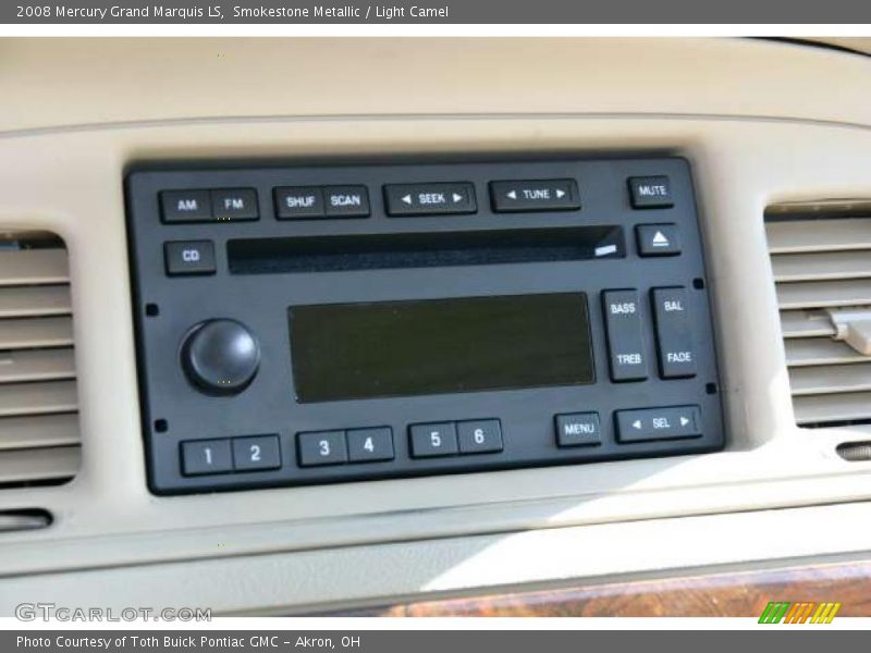 Smokestone Metallic / Light Camel 2008 Mercury Grand Marquis LS
