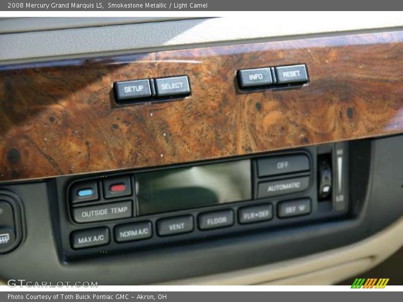 Smokestone Metallic / Light Camel 2008 Mercury Grand Marquis LS
