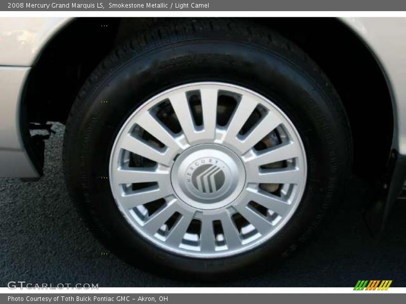 Smokestone Metallic / Light Camel 2008 Mercury Grand Marquis LS
