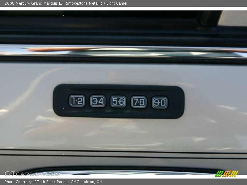 Smokestone Metallic / Light Camel 2008 Mercury Grand Marquis LS