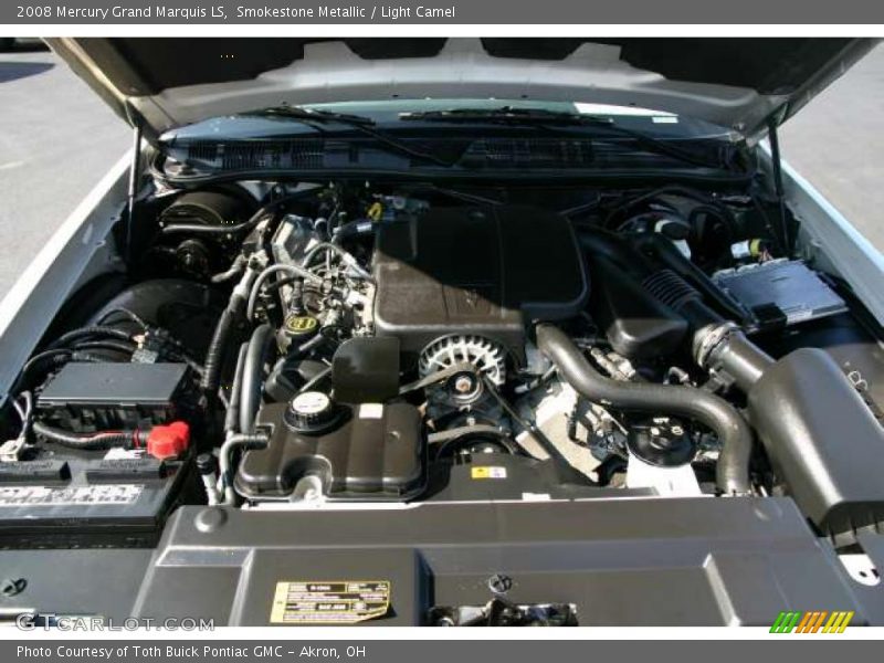 Smokestone Metallic / Light Camel 2008 Mercury Grand Marquis LS