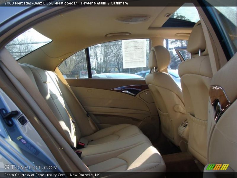 Pewter Metallic / Cashmere 2008 Mercedes-Benz E 350 4Matic Sedan