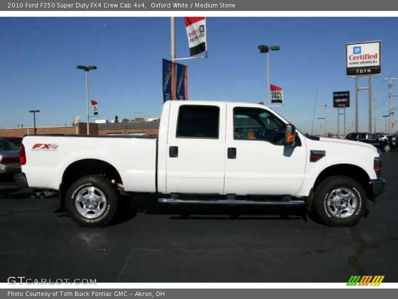 Oxford White / Medium Stone 2010 Ford F350 Super Duty FX4 Crew Cab 4x4