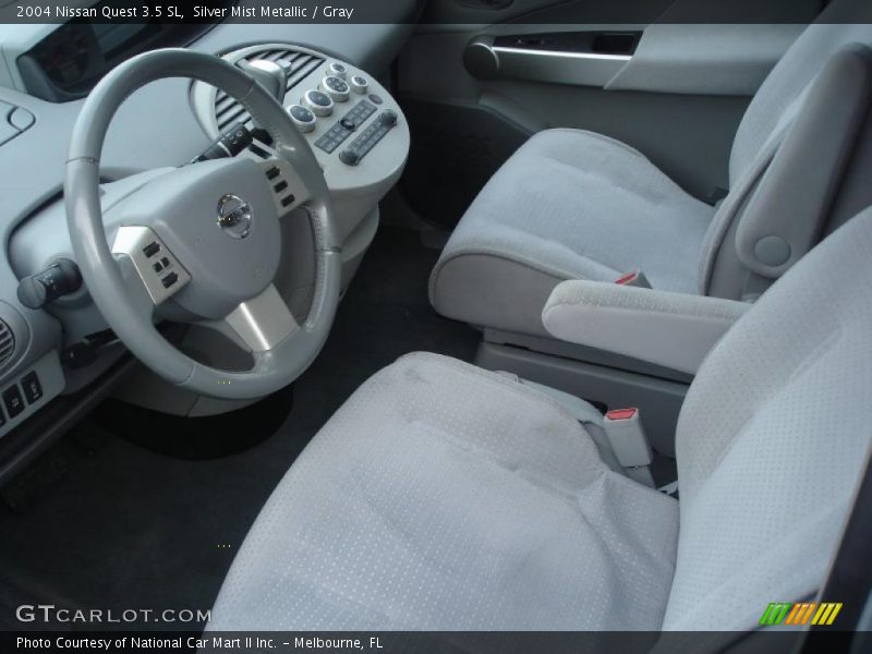  2004 Quest 3.5 SL Gray Interior