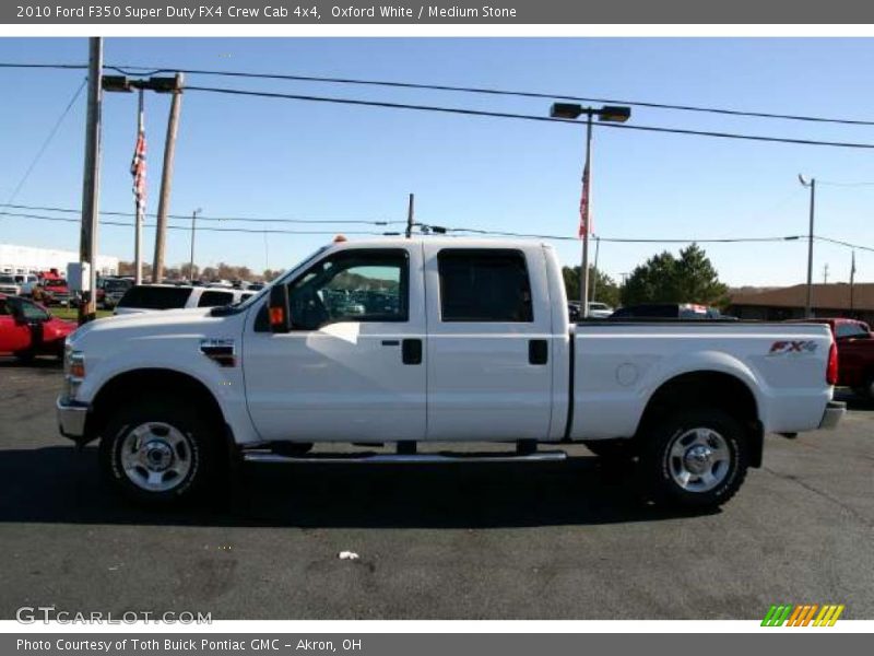 Oxford White / Medium Stone 2010 Ford F350 Super Duty FX4 Crew Cab 4x4