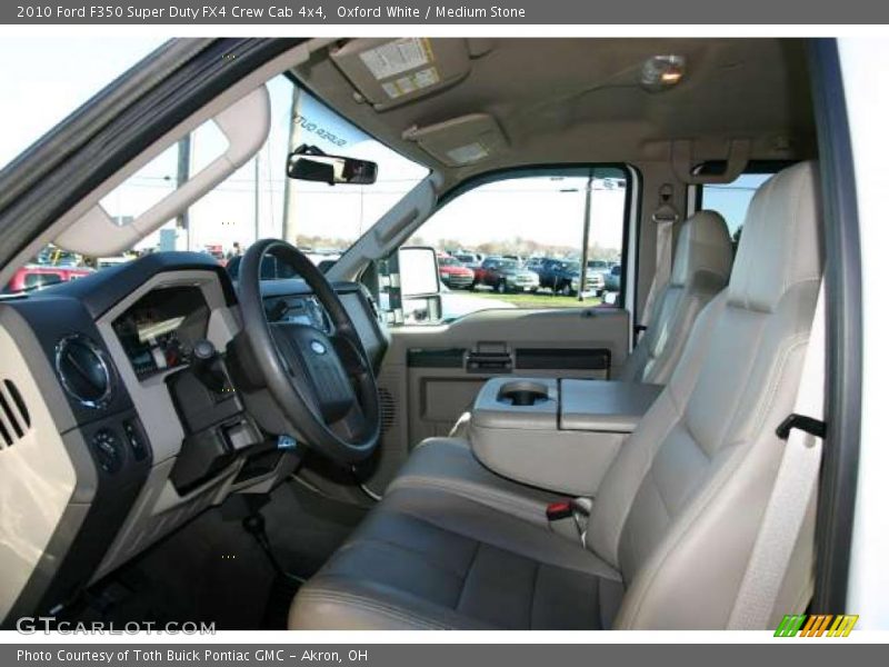 Oxford White / Medium Stone 2010 Ford F350 Super Duty FX4 Crew Cab 4x4