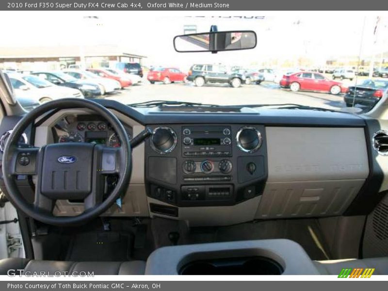 Oxford White / Medium Stone 2010 Ford F350 Super Duty FX4 Crew Cab 4x4