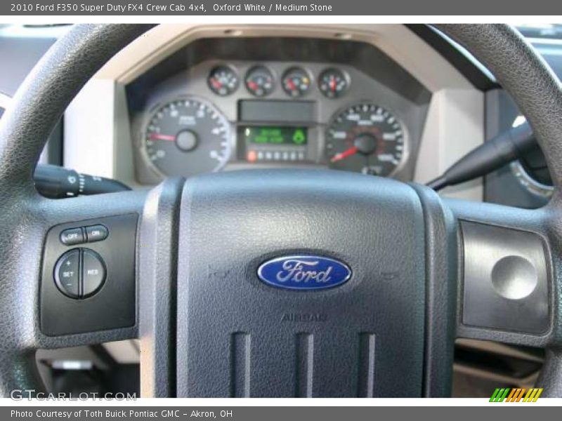 Oxford White / Medium Stone 2010 Ford F350 Super Duty FX4 Crew Cab 4x4