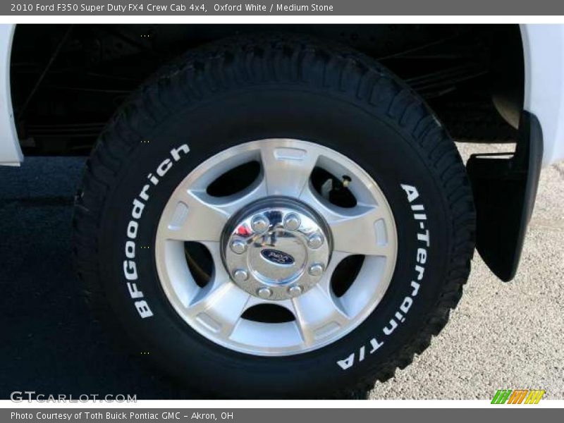 Oxford White / Medium Stone 2010 Ford F350 Super Duty FX4 Crew Cab 4x4