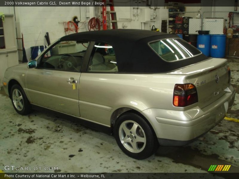 Desert Wind Beige / Beige 2000 Volkswagen Cabrio GLS