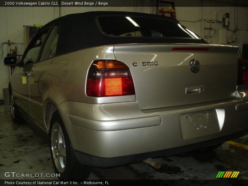Desert Wind Beige / Beige 2000 Volkswagen Cabrio GLS