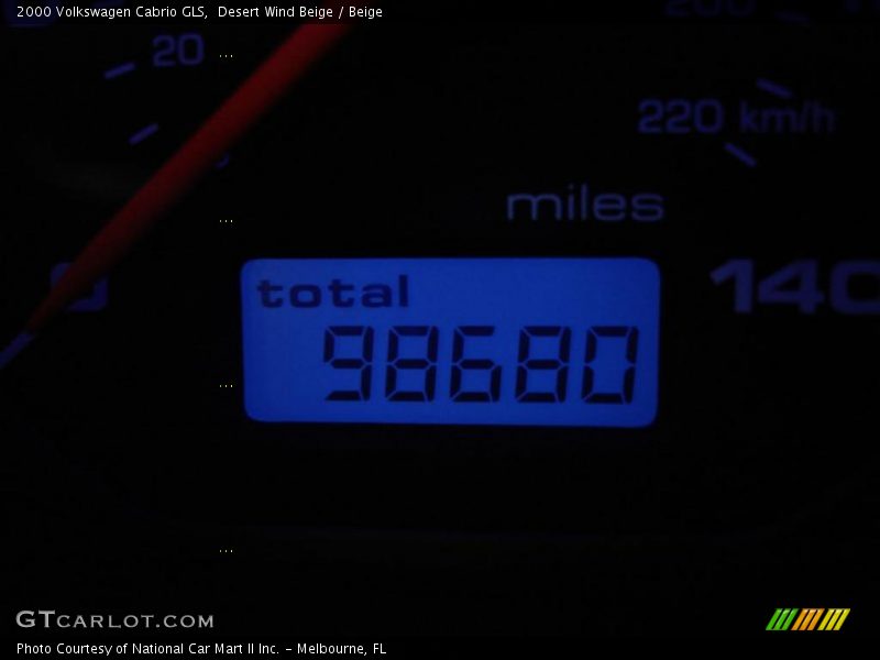 Desert Wind Beige / Beige 2000 Volkswagen Cabrio GLS