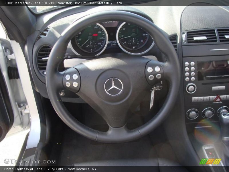 Iridium Silver Metallic / Black 2006 Mercedes-Benz SLK 280 Roadster