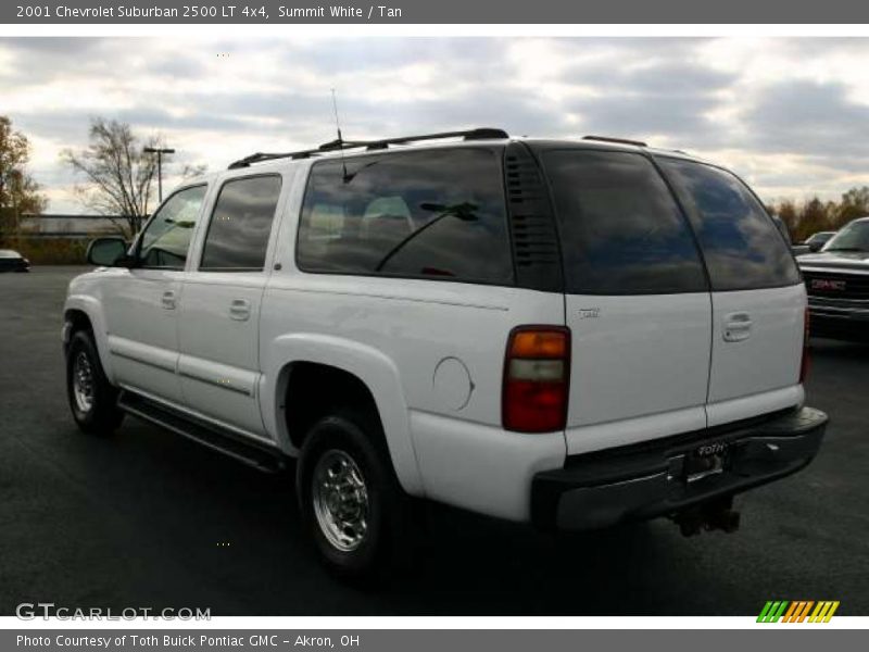 Summit White / Tan 2001 Chevrolet Suburban 2500 LT 4x4