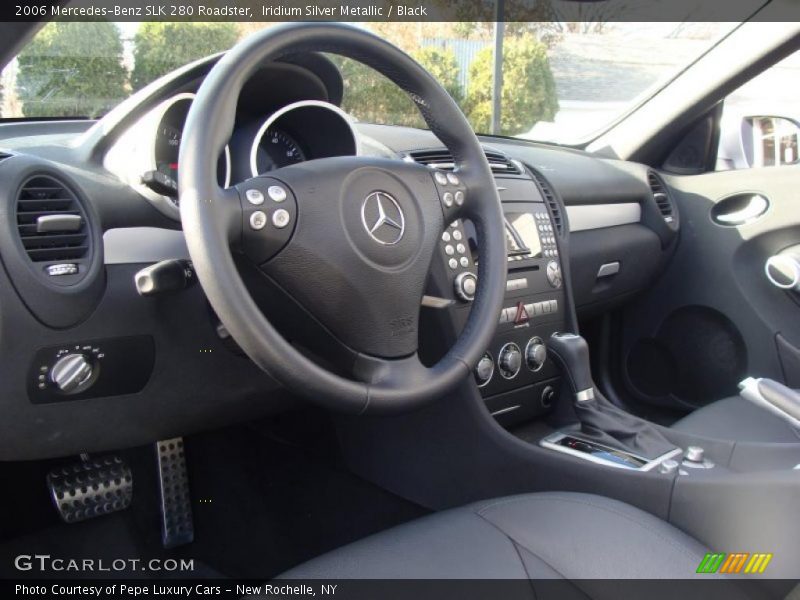Iridium Silver Metallic / Black 2006 Mercedes-Benz SLK 280 Roadster