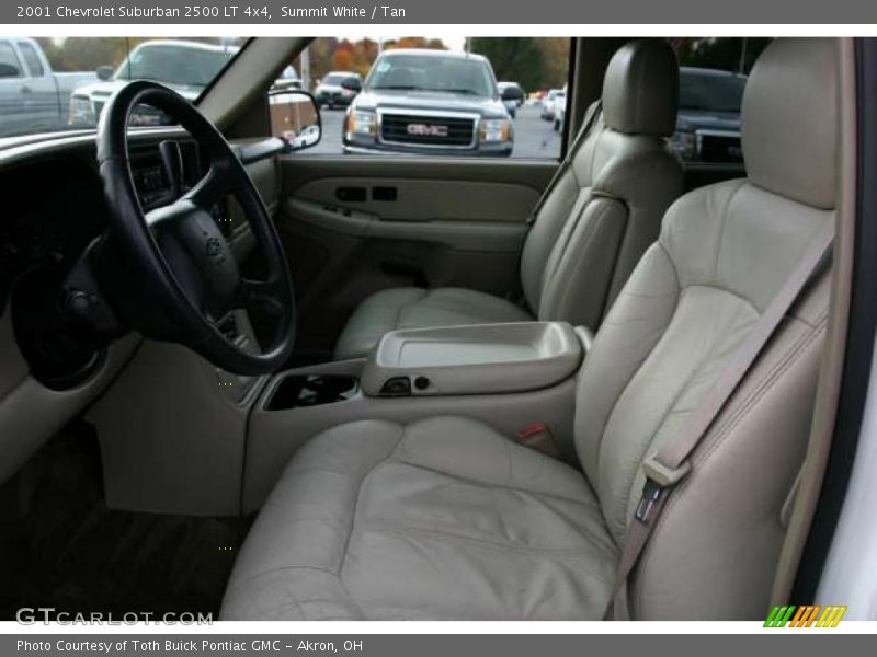 Summit White / Tan 2001 Chevrolet Suburban 2500 LT 4x4