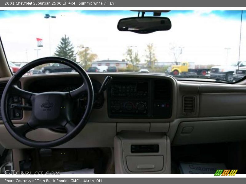 Summit White / Tan 2001 Chevrolet Suburban 2500 LT 4x4