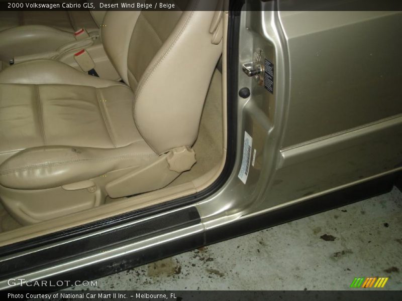 Desert Wind Beige / Beige 2000 Volkswagen Cabrio GLS