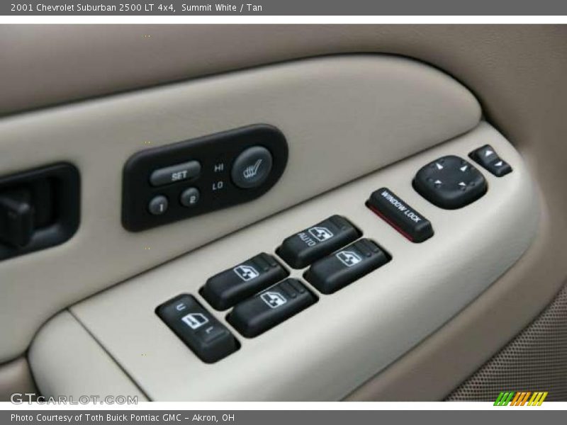 Summit White / Tan 2001 Chevrolet Suburban 2500 LT 4x4