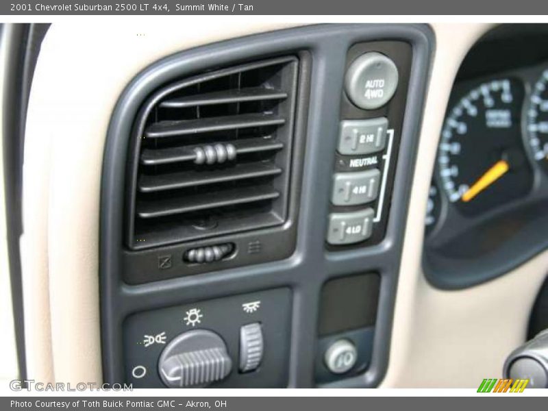Summit White / Tan 2001 Chevrolet Suburban 2500 LT 4x4