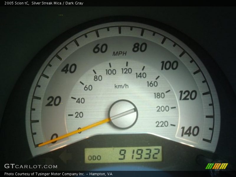 Silver Streak Mica / Dark Gray 2005 Scion tC