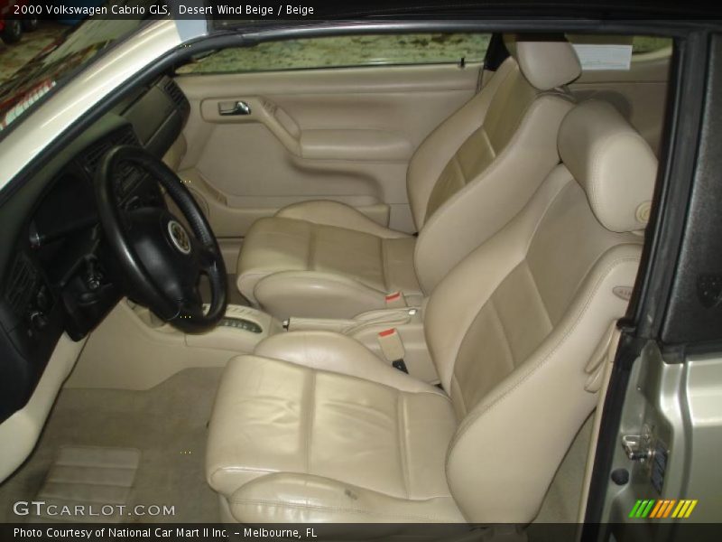 Desert Wind Beige / Beige 2000 Volkswagen Cabrio GLS