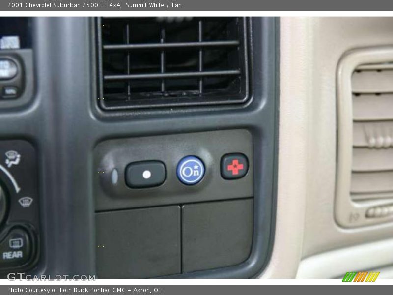 Summit White / Tan 2001 Chevrolet Suburban 2500 LT 4x4