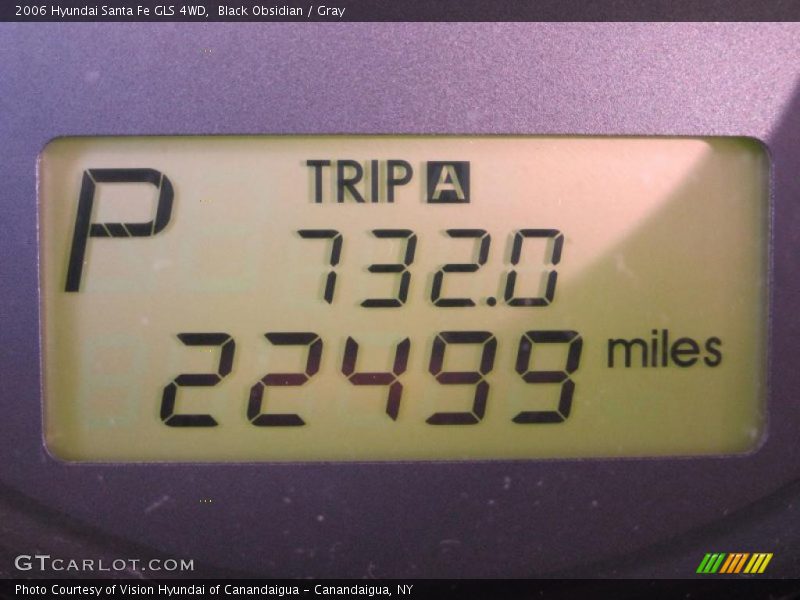 Black Obsidian / Gray 2006 Hyundai Santa Fe GLS 4WD