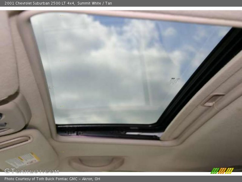 Summit White / Tan 2001 Chevrolet Suburban 2500 LT 4x4