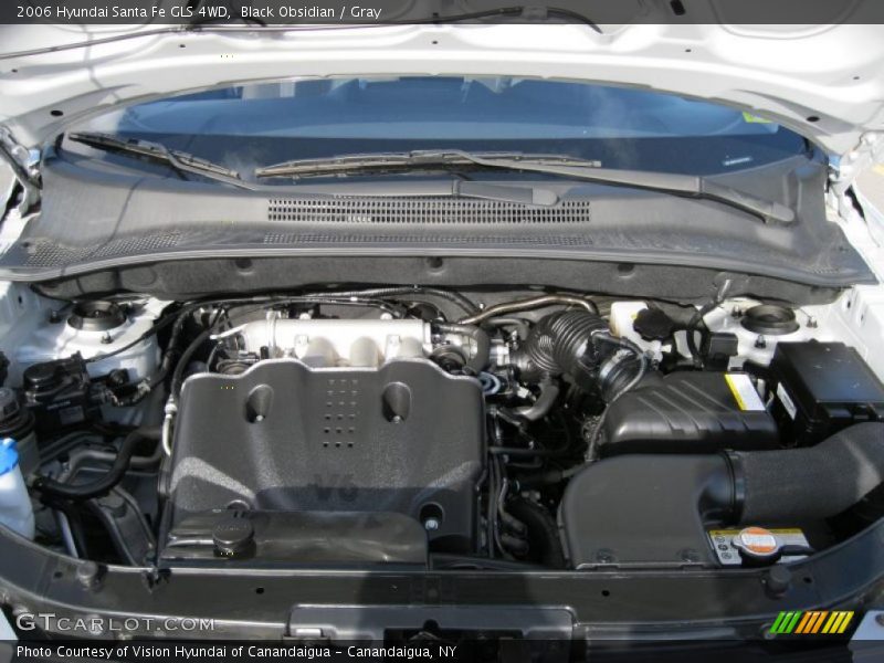 Black Obsidian / Gray 2006 Hyundai Santa Fe GLS 4WD